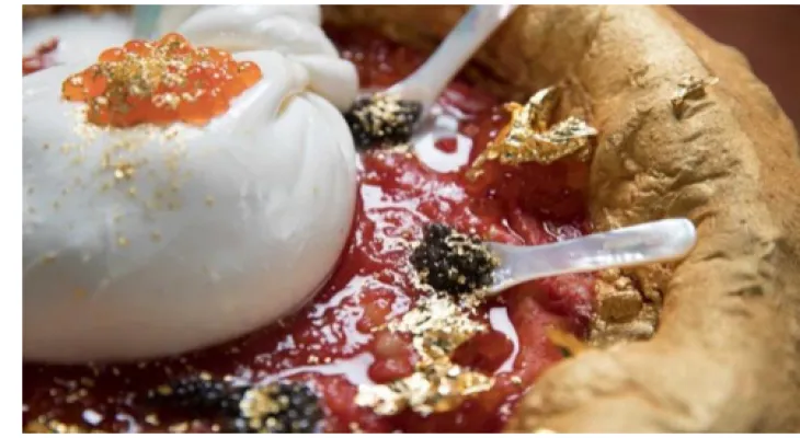 The most expensive pizza in Italy costs "2000 euros".. 144 hours to prepare
