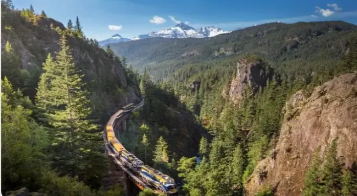 Voyages et paysages magnifiques en train à travers le Canada