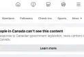Canada demands Meta to restore news content on Facebook and Instagram