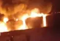 أبوظبي: احتواء حريق في محطة خزانات وقود بمصفح إثر استهداف بطائرة مسيّرة