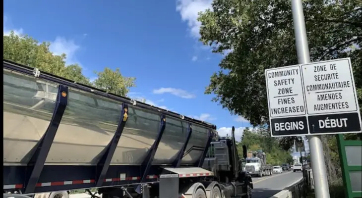 Ottawa révise les itinéraires des camions dans le sud de la ville après des plaintes croissantes des résidents