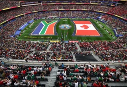 Canada snatches a last-minute win over South Africa and reaches the round of 16 in the World Cup